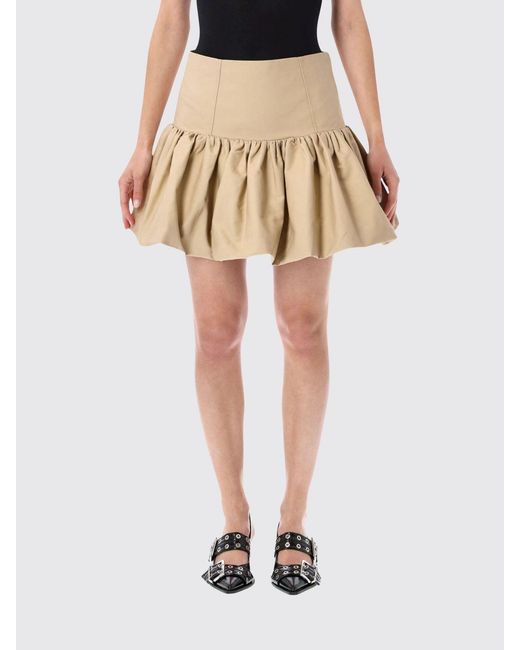 Ganni Natural Skirt