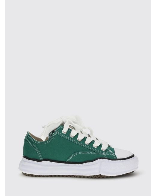 Maison Mihara Yasuhiro Green Peterson Cotton Canvas Sneakers for men