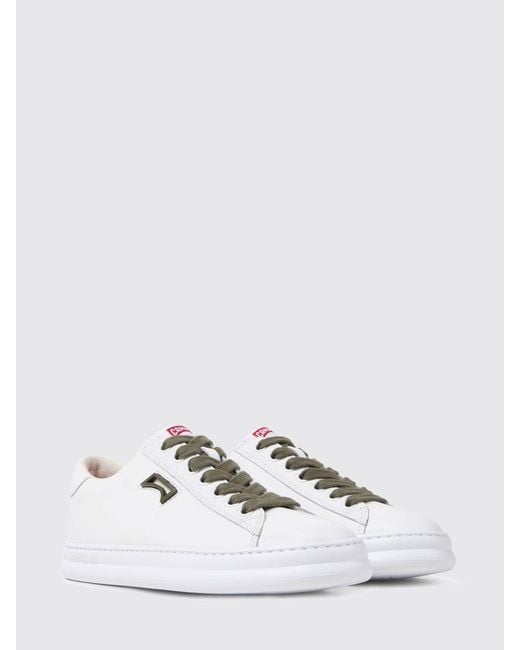 Camper White Runner Leather Sneakers
