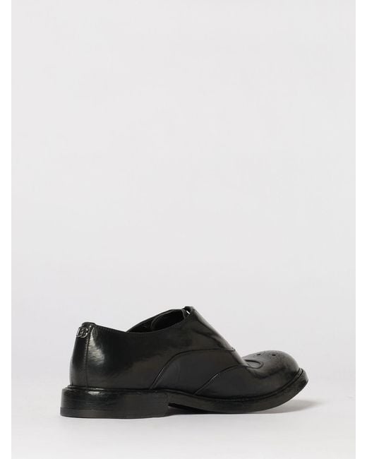 Dolce & Gabbana White Dolce &Amp Gabbana Oxford Leather Lace-Up Shoes for men