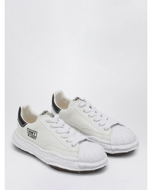 Maison Mihara Yasuhiro White Blakey Canvas Sneakers for men