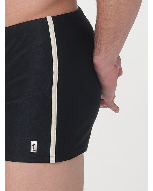 Saint Laurent Blue Polyester Swimsuit for men