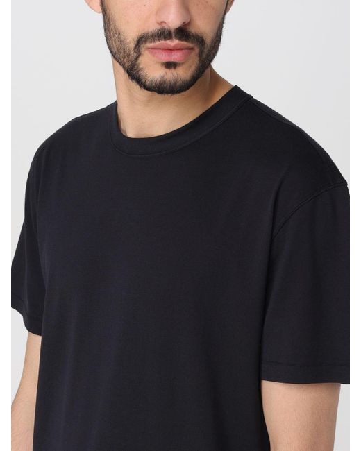 T-shirt in cotone di C P Company in Black da Uomo