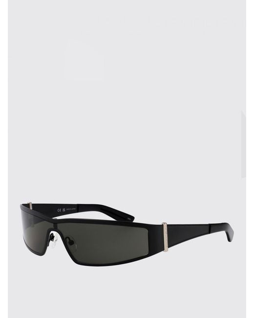 McQueen Black Am0491S 001 Shield Sunglasses for men