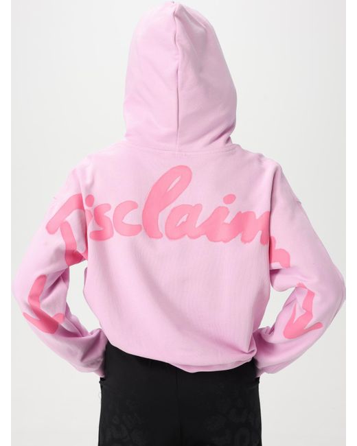 DISCLAIMER Pink Sweatshirt
