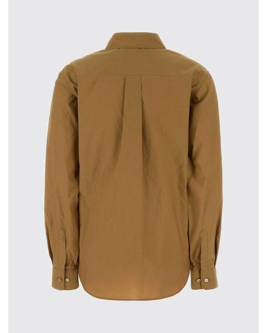 Lemaire Natural Classic Cotton And Silk Shirt