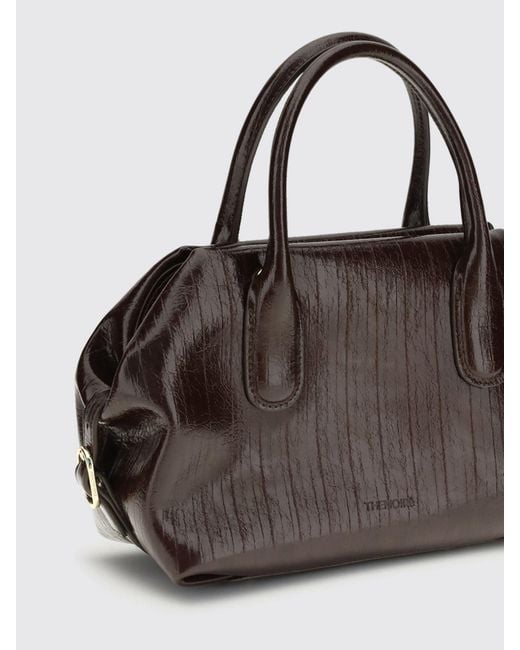 THEMOIRÈ Brown Themoir&Egrave Talia Trunk Small Vegan Leather Bag