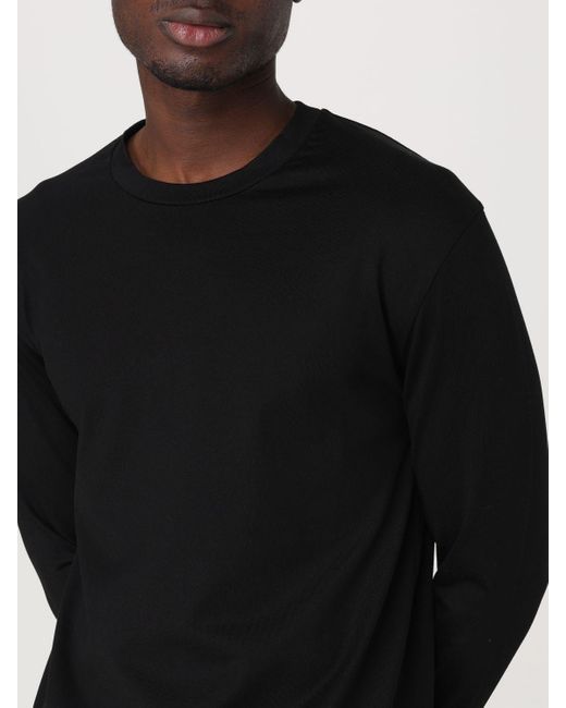 T-shirt in cotone di Jil Sander in Black da Uomo