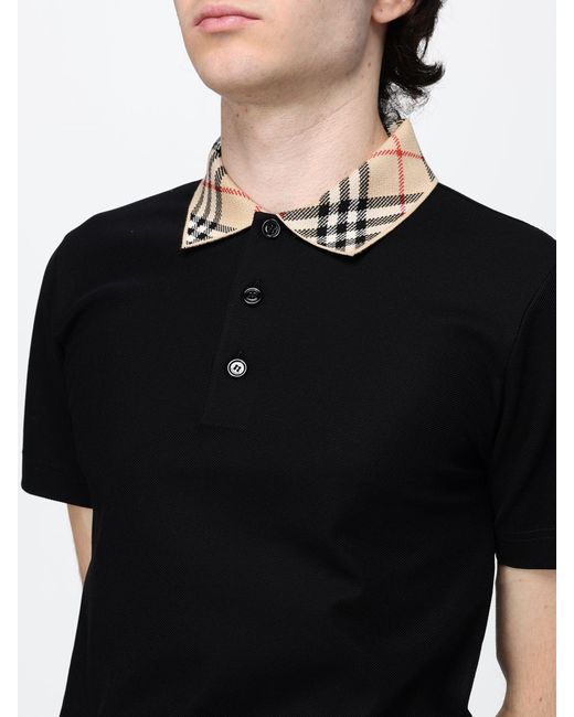 Burberry Black Polo Shirt for men