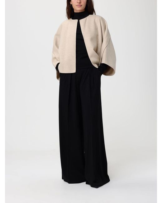 Max Mara Black Mantel Damen