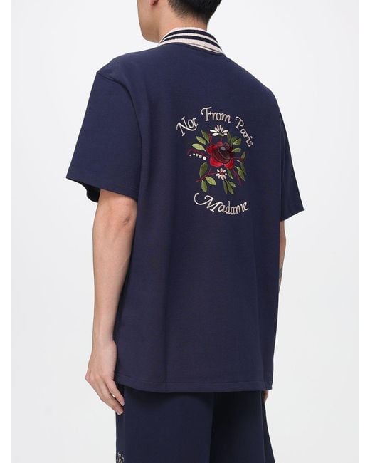 Drole de Monsieur Blue Cotton Shirt for men