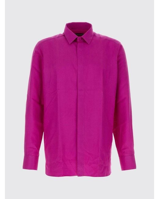 Tom Ford Purple Silk Shirt for men