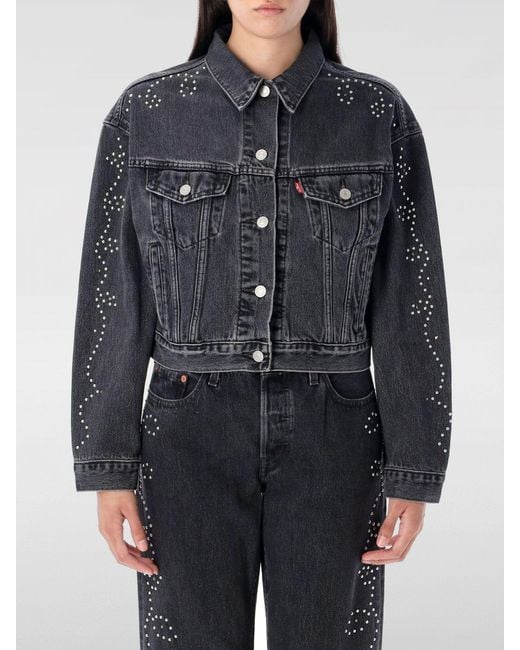 Abrigo Mujer Levi's de color Black