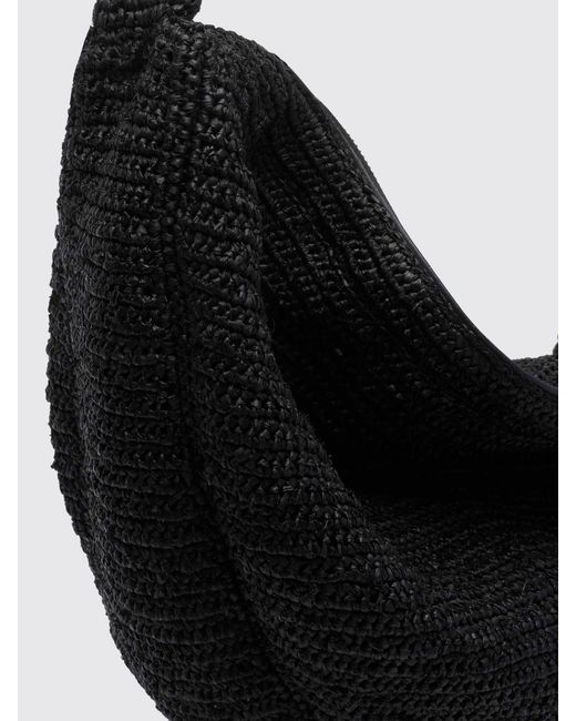 IBELIV Black Vibe Crochet Shoulder Bag