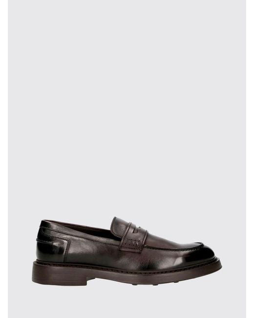 Doucal's White Penny Loafers for men