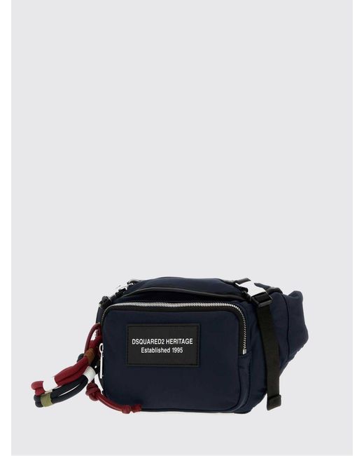 DSquared² Blue Heritage Nylon Belt Bag