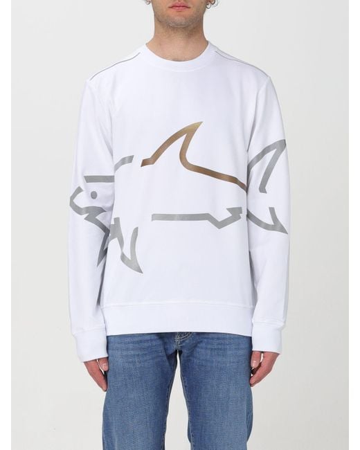 Paul & Shark White Sweatshirt for men