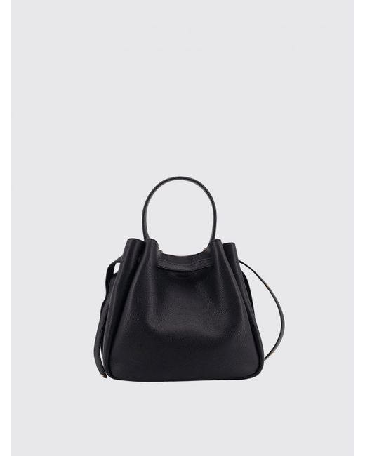 Tory Burch Black Romy Grain Leather Bag