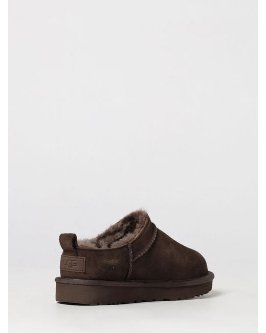 Ugg Brown Classic Micro Water-Repellent Suede Platform Ankle Boots