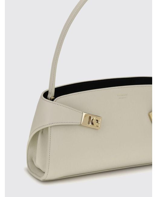 Ferragamo Natural Shoulder Bag