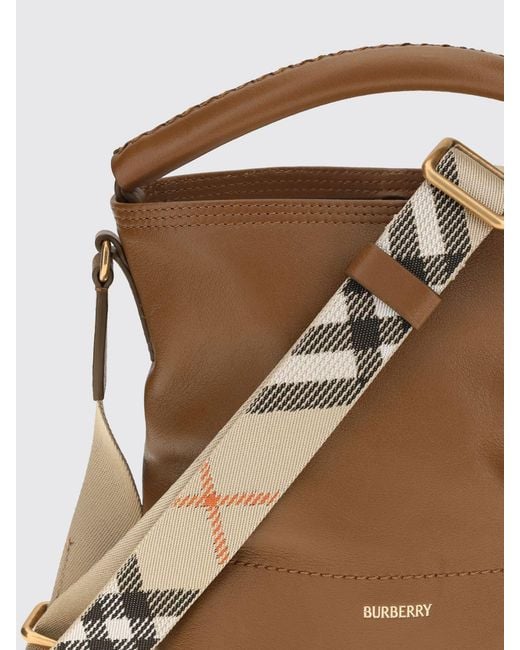 Burberry Brown B-Clip Mini Handbag