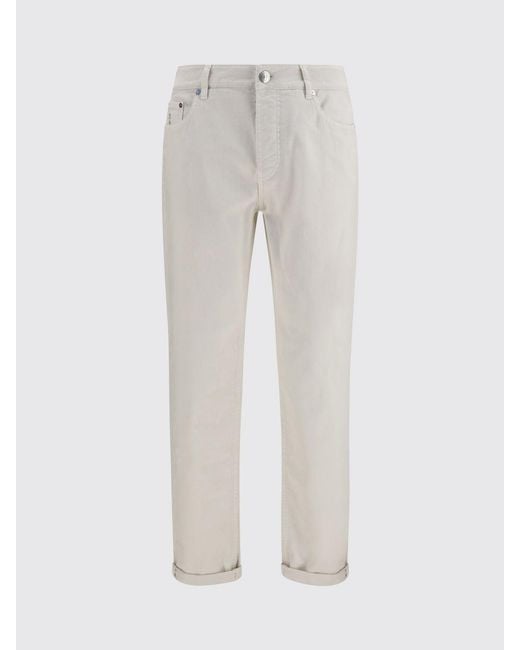 Brunello Cucinelli Gray Jeans for men
