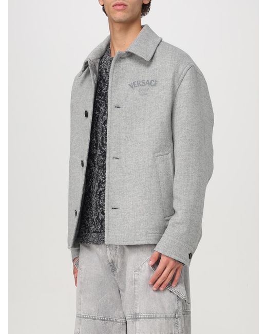 Versace Gray Jacket for men