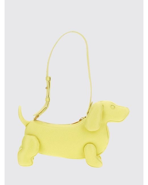 Thom Browne Yellow Shoulder Bag
