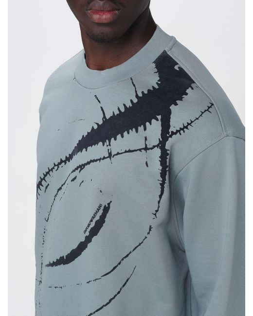 Emporio Armani Blue Jumper for men