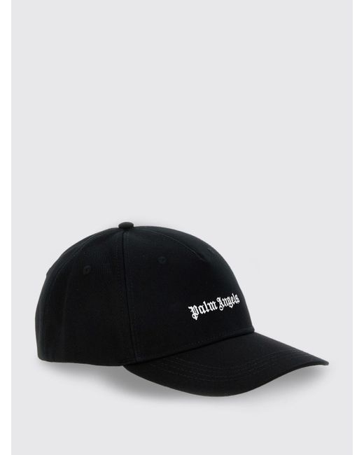 Palm Angels Black Hat for men