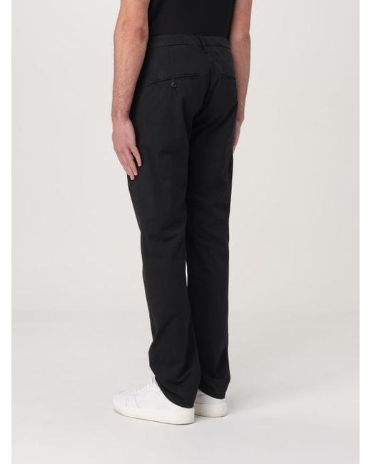 Dondup Black Cotton Chino Trousers for men