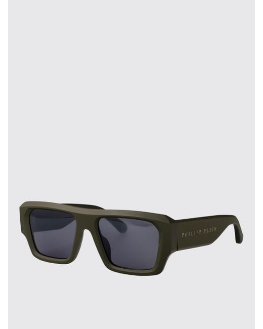 Philipp Plein Gray Sunglasses for men