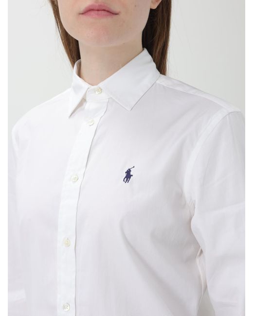 Polo Ralph Lauren White Classic Cotton Oxford Shirt