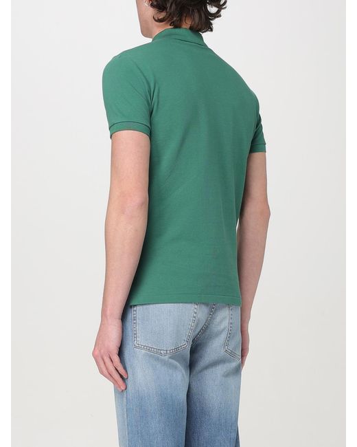 Polo Ralph Lauren Green Cotton Polo Shirt With Logo for men