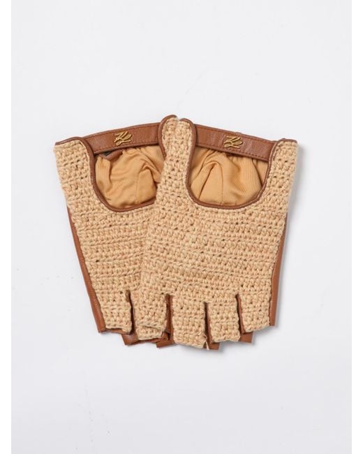Karl Lagerfeld Natural Gloves