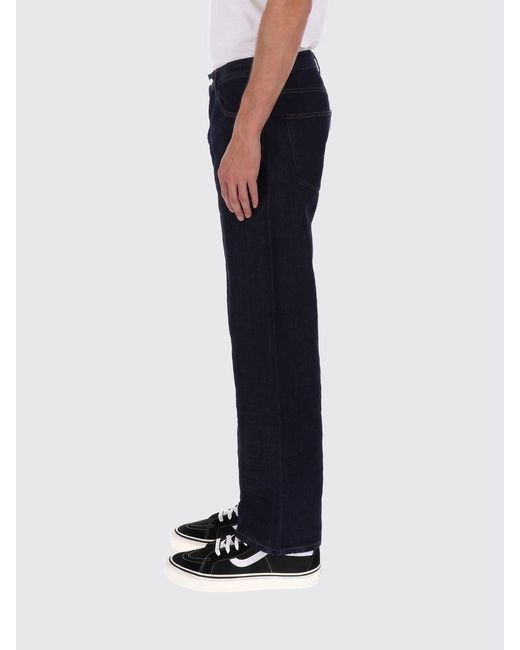 AMISH Blue James Wide-Leg Jeans for men