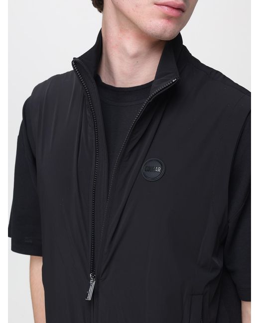 Colmar Black Technical Fabric Vest for men