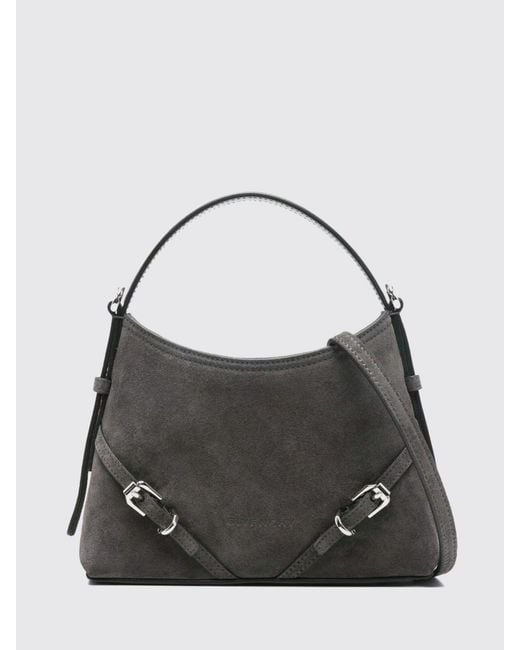 Givenchy Black Suede Calfskin Shoulder Bag