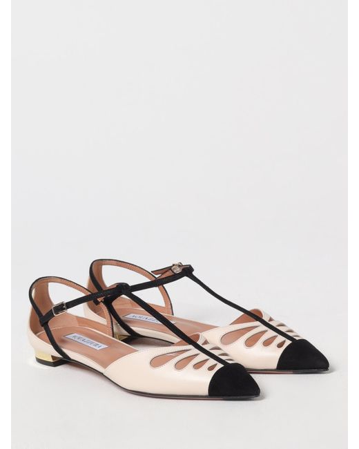 Aquazzura Brown Ballerinas Damen