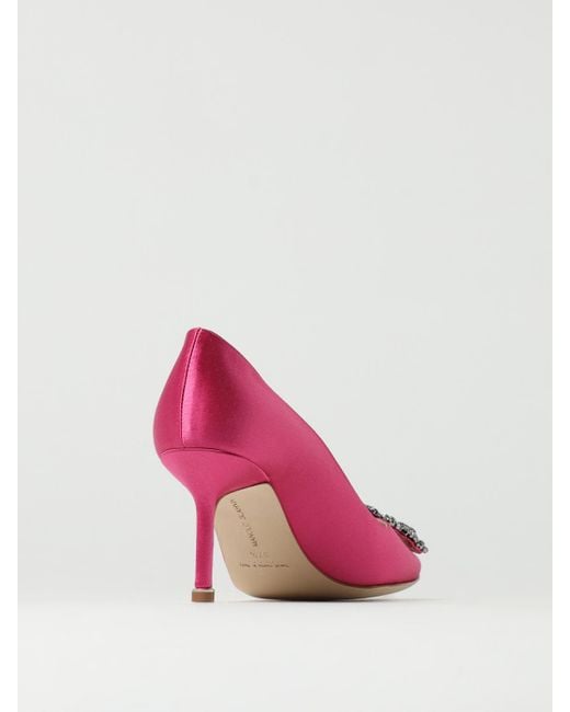 Décolleté di Manolo Blahnik in Pink