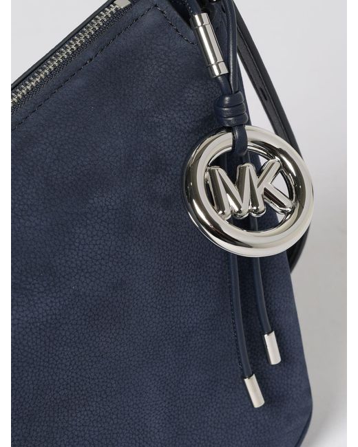 Michael Kors Blue Nolita Nubuck Bag