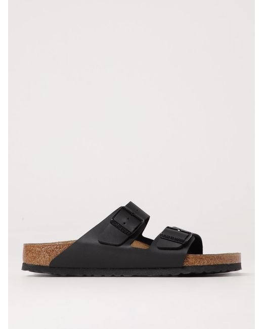 Birkenstock Black Arizona Birko-Flor Sandals for men