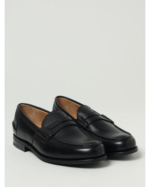 Church's Black Elegant Footwear With A Timeless Design Ideal For Daily Wear And Special Occasions for men