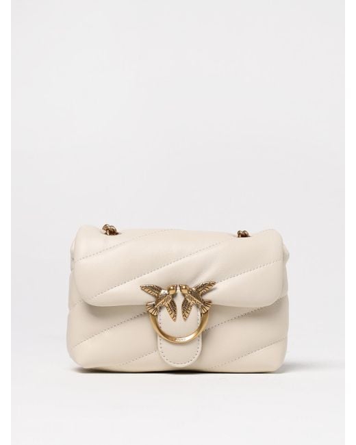 Pinko Natural Schultertasche Damen