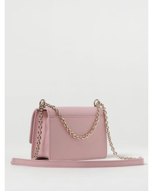 Furla Pink 1927 Bag In Grained Leather