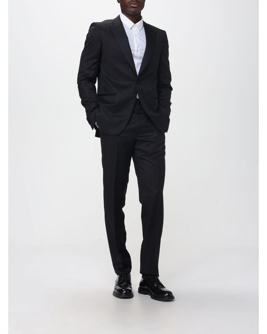 Zegna Black Suit for men