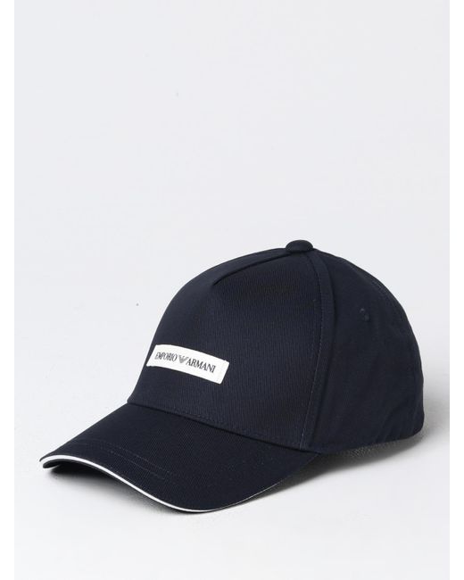 Emporio Armani Blue Hat for men