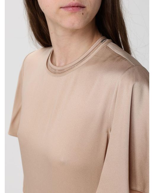 Fabiana Filippi Natural Asymmetric Viscose Dress