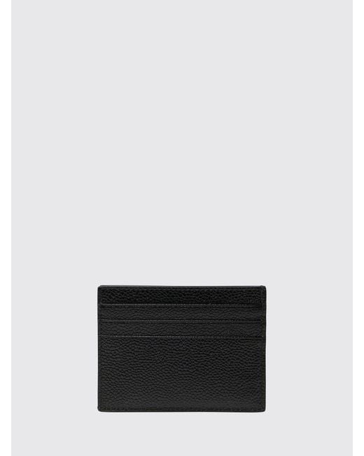 Thom Browne White Kartenetui Aus Kalbsleder
