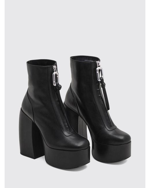 Marc Jacobs Black Flat Ankle Boot